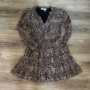 ba&sh Multicolor Long Sleeve Dress